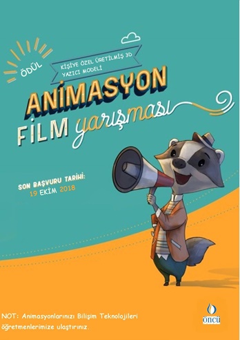 Animasyon Film Yarışması Tanıtım Broşürü