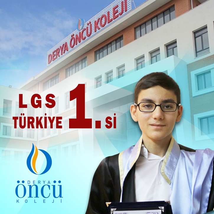 LGS Türkiye 1.si öğrencimizi Yusuf Alp Çapar kutlarız